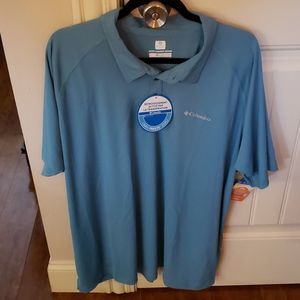 NWT Men's XXL Columbia Polo Golf Shirt